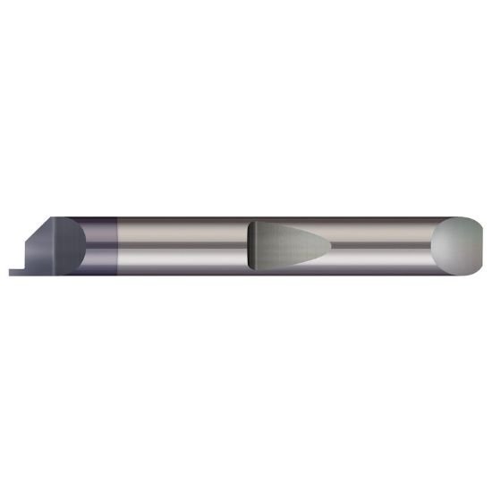 Picture of Carbide Face Grooving Min Bore 0.385 Micro 100 QFG-375-040-050X Solid Tool 0.3750 9.52mm - 3/8 Shank
